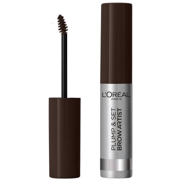 Mascara för ögonbryn - L'Oréal Paris - Brow Artist Plump &amp; Set - nyans: 108 Mörk Brunett - volymgel
