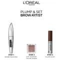 Miniatyrbild 4 av 5: Mascara för ögonbryn - L'Oréal Paris - Brow Artist Plump &amp; Set - nyans: 108 Mörk Brunett - volymgel