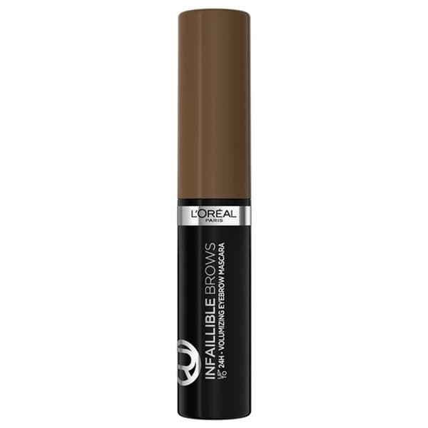 Mascara för ögonbryn - L'Oréal Paris - Brow Artist Plump &amp; Set - nyans: 108 Mörk Brunett - volymgel