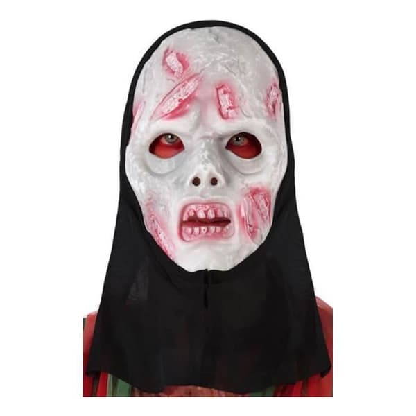 Zombiemask med huva