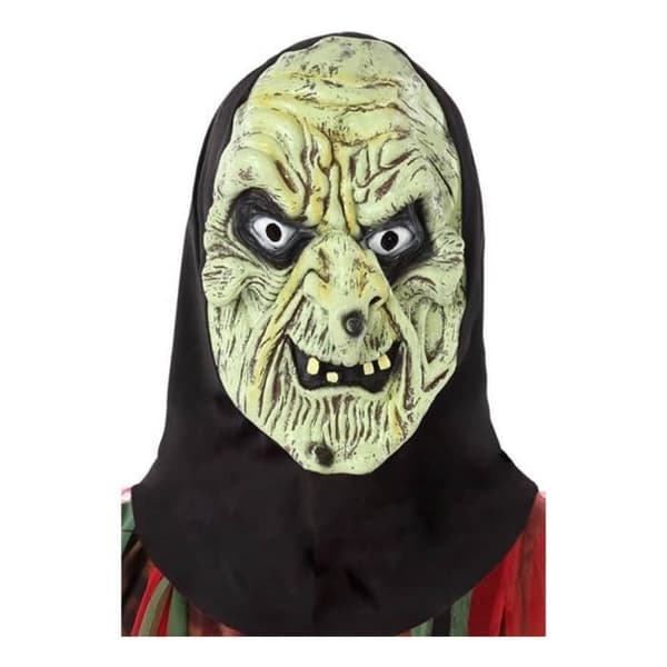 Mascara - DisfraZZes - Masker av häxa med huva - Flerfärgad - One size - Idealiskt för Halloween