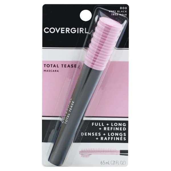 Covergirl Total Tease Full + Long + Refined Mascara - Very Black