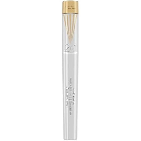 Mascara - MAX FACTOR - Masterpiece Lash WOW - 2 i 1 - Svart - 7 ml - Tålig mot mjäll