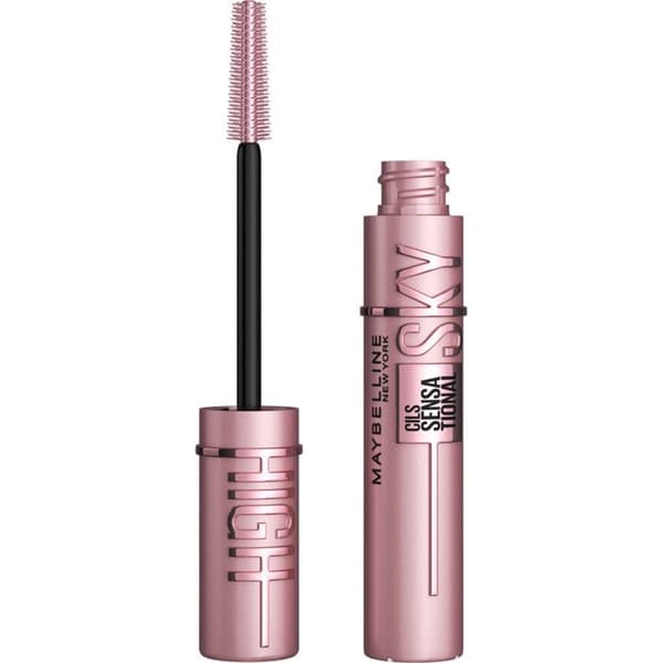 Mascara - Maybelline New York - Cils Sensational Sky High - Brun - 7,2ml - Volym och längd