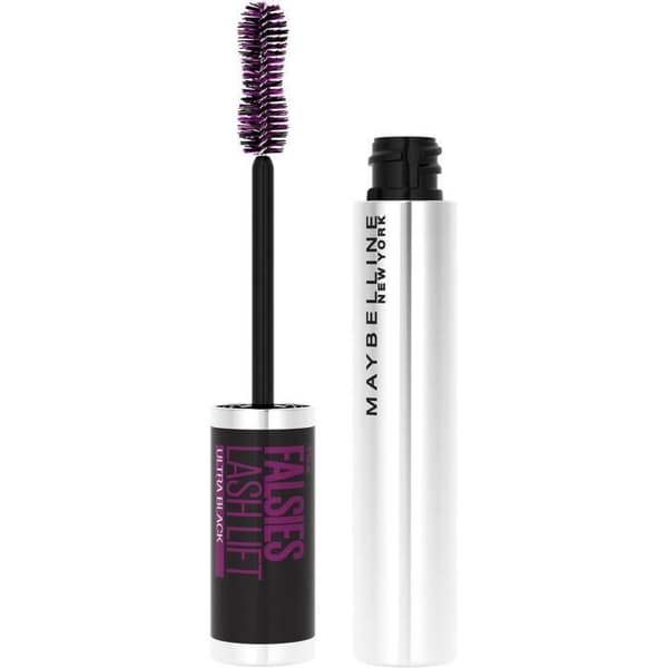 Mascara - Maybelline New York - The Falsies Lash Lift - Effekta falska ögonfransar - Ultra Black - 10ml