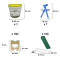 Miniatyrbild 1 av 4: Solador Leveler Kit (Pistola, calzos och cuñas
