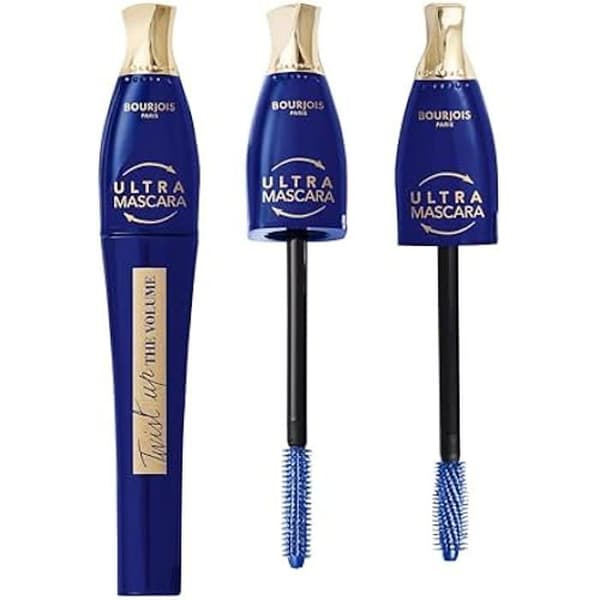 Mascara - BOURJOIS - Twist Up The Volume Blå - Bors 2-i-1 - Vattenfast - Hållbarhet 24h