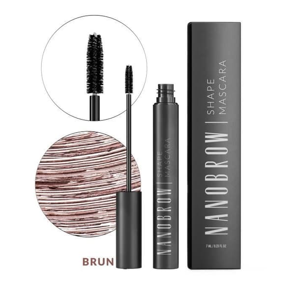 Brown Mascara Pour Sourcils Nanobrow Shape Mascara Brown - Tonad ögonbrynsmascara, definierar ögonbrynen perfekt