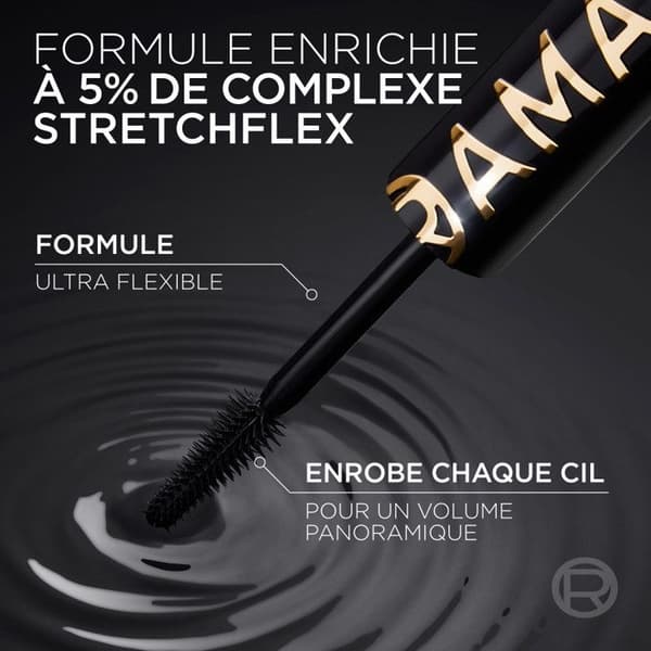 L'Oréal Paris Panorama Mascara Volym Miljoner Fransar All Night Black 9.9ml