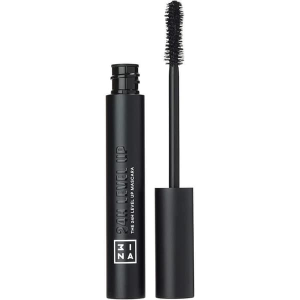 3INA MAKEUP - Mascara Noir Med Förlängnings- och Formeffekt - Mascara för Känsliga Ögon - Vegan - Cruelty Free