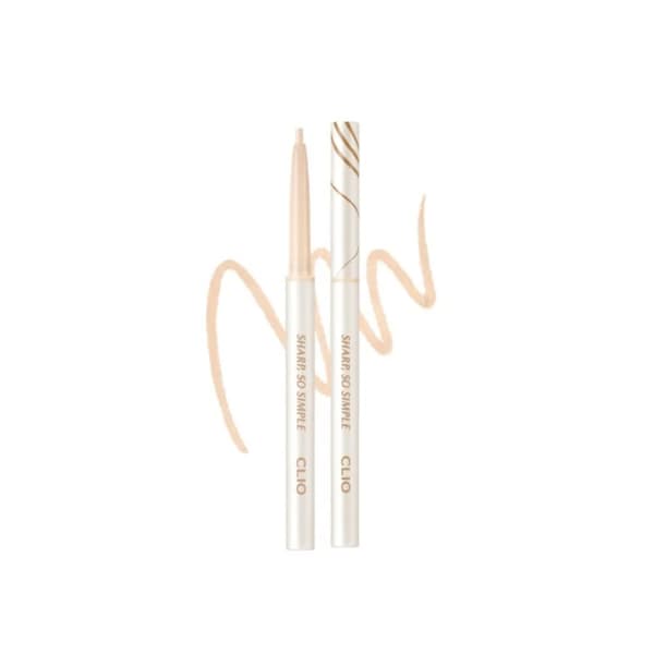 CLIO Sharp So Simple vedenpitävä eyeliner #07 Creamy Ivory 0.14 g - kermainen rajauskynä