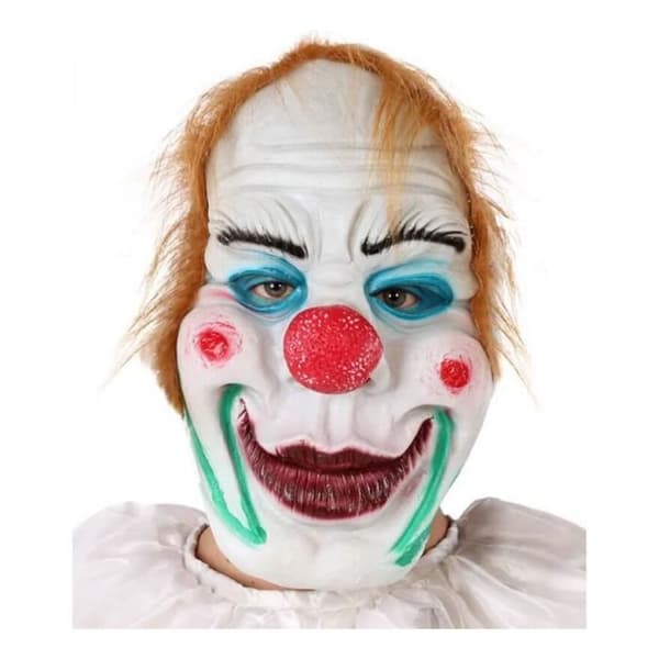 Mascara - DisfraZZes - Maskeradsmask med Hår - Flerfärgad - One size - Idealisk för Halloween