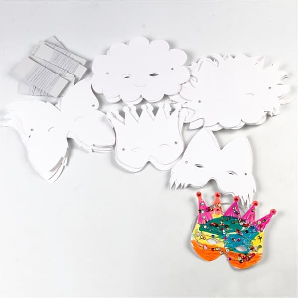 Masker av papp - 15-20 cm - 100 st