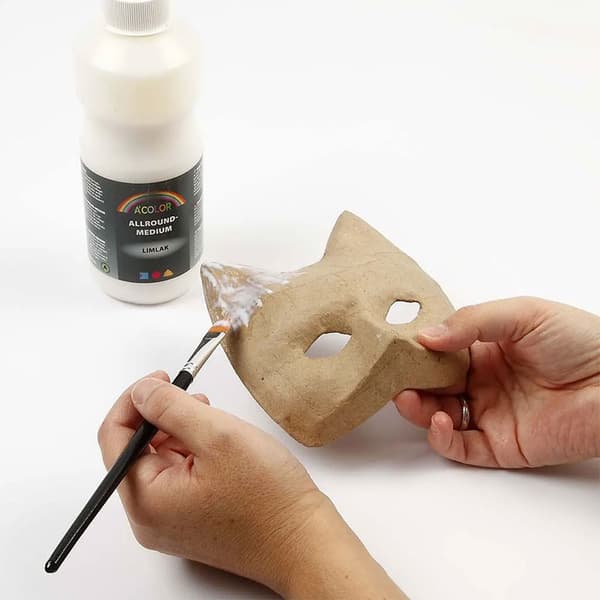 Masker av papier-maché - Barn - 5-12 år - 60 st