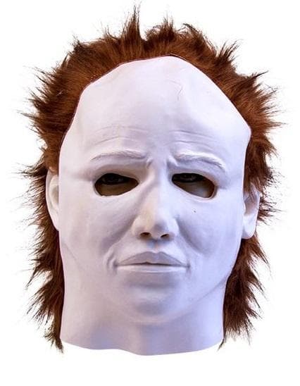 michael gummimask vit/brun enstorlek