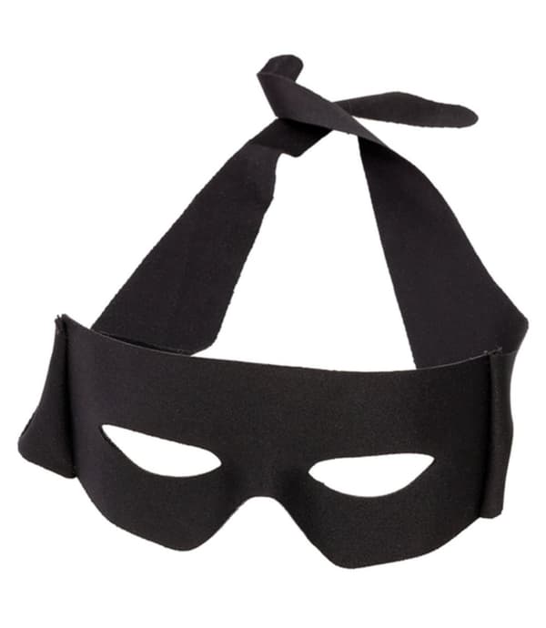 Zorro Ögonmask / Mask - Halloween & Maskerad