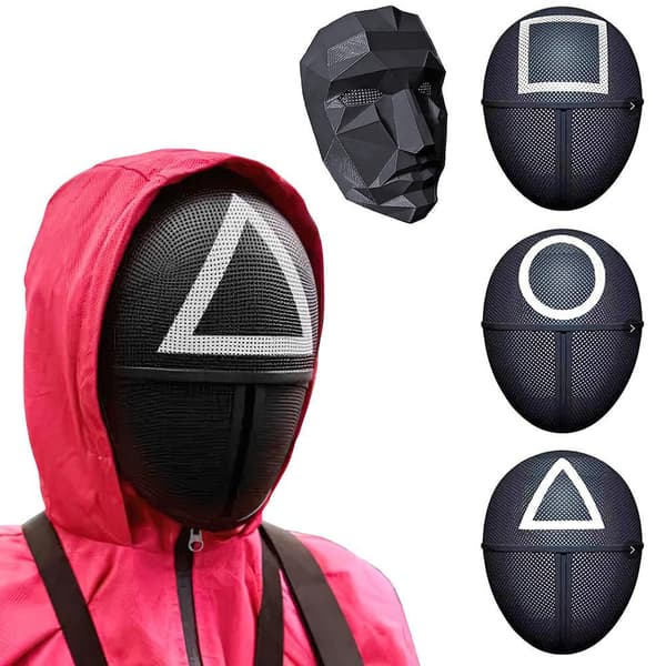 2-Pak - Squid Game Maske / Ansiktsmaske – Cosplay Front Man (Boss) 2-Pak - Squid Game Maske / Ansiktsmaske – Cosplay Front Man (Boss)