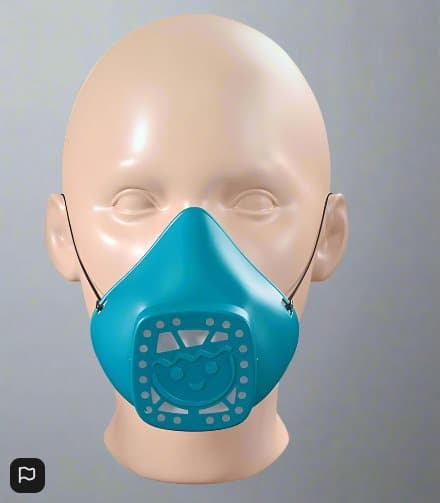 Playmobil Nose & Mouth Mask Large Turquoise