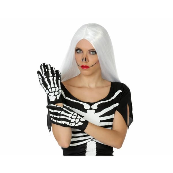 Handsker Skelet Sort
