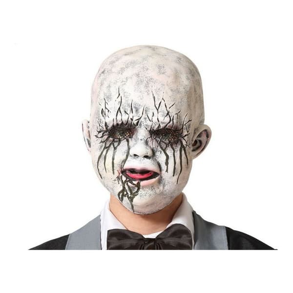 Maske Halloween Hvid