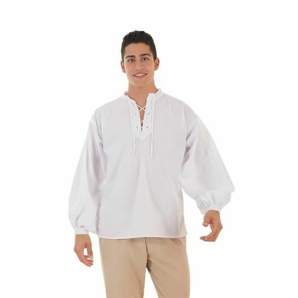 T-shirt Hvid Middelalderlig - XL