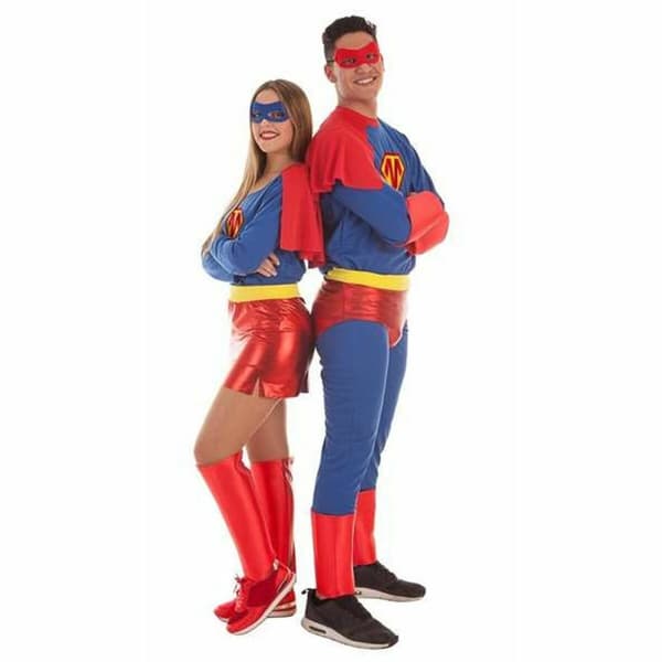 Kostume til voksne Mænd Superhelt - XL