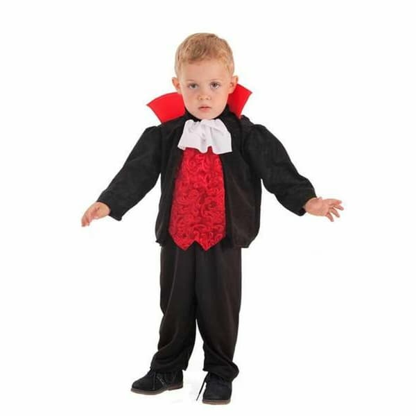 Kostume til babyer Sort/Rød Vampyr (3 Dele) - 12-24 måneder