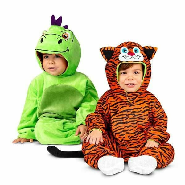 Kostume til babyer My Other Me Tiger Drage Vendbar - 6-12 måneder