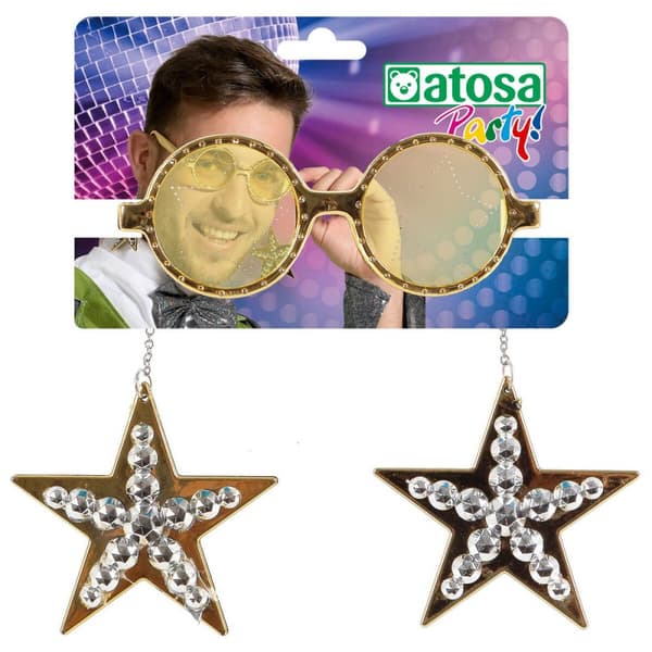 Briller Golden Stars Gylden