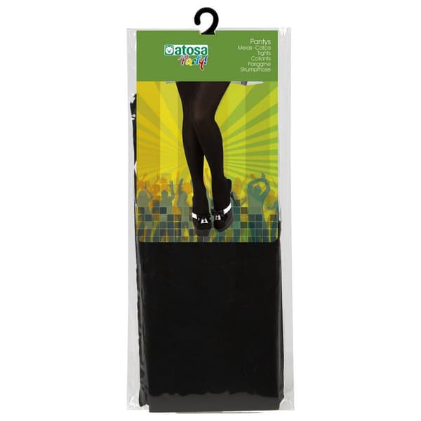 Kostume nylonstrømper Sort Onesize