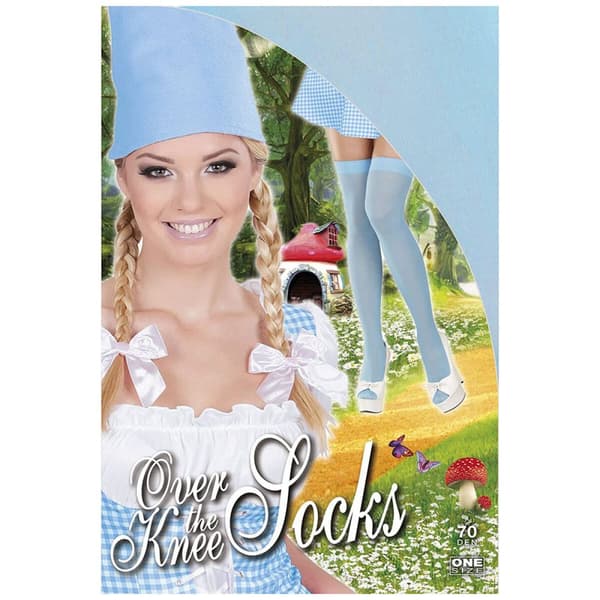 Kostume nylonstrømper Blå Onesize