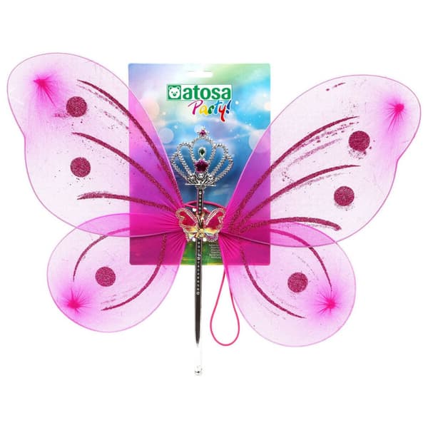 Englevinger 41 x 49 cm Fuchsia Lilla Multifarvet Fantasi