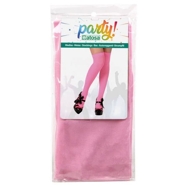 Kostume nylonstrømper Onesize Pink