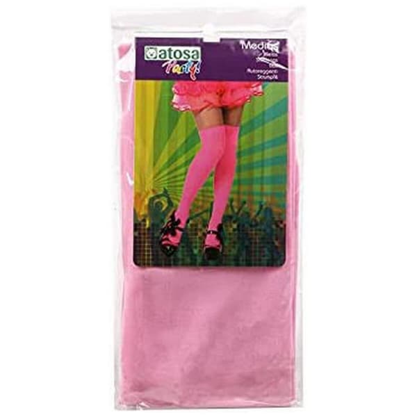 Kostume nylonstrømper Onesize Pink