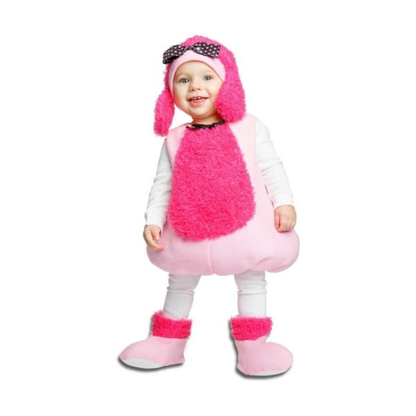 Kostume til babyer My Other Me Poodle Pink Hund (3 Dele) - 12-24 måneder