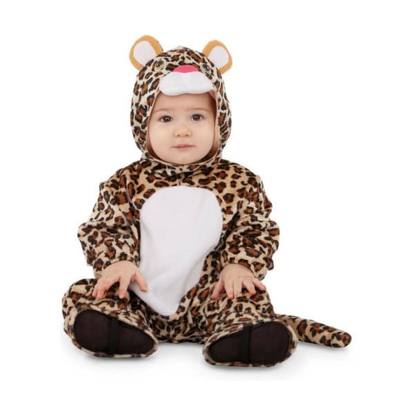 Kostume til babyer My Other Me Leopard (4 Dele) - 7-12 måneder