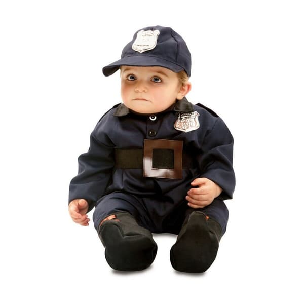 Kostume til babyer My Other Me Blå Politi (4 Dele) - 12-24 måneder