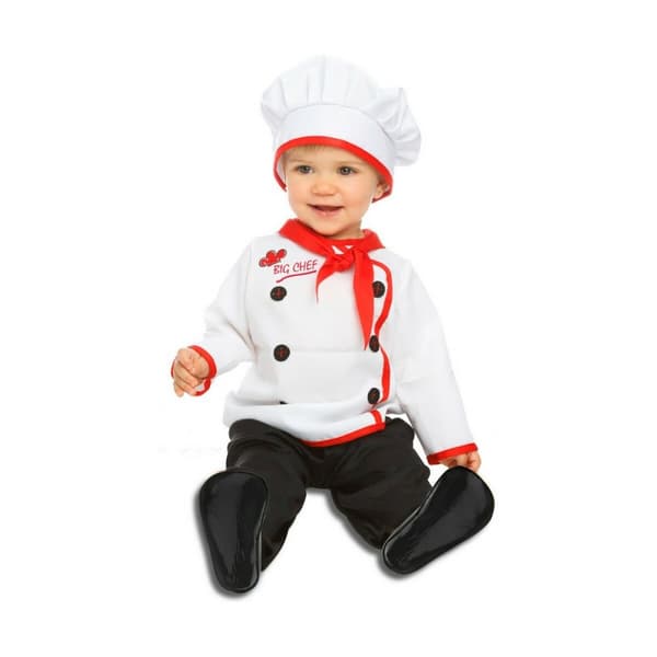 Kostume til babyer My Other Me Mande kok (4 Dele) - 12-24 måneder