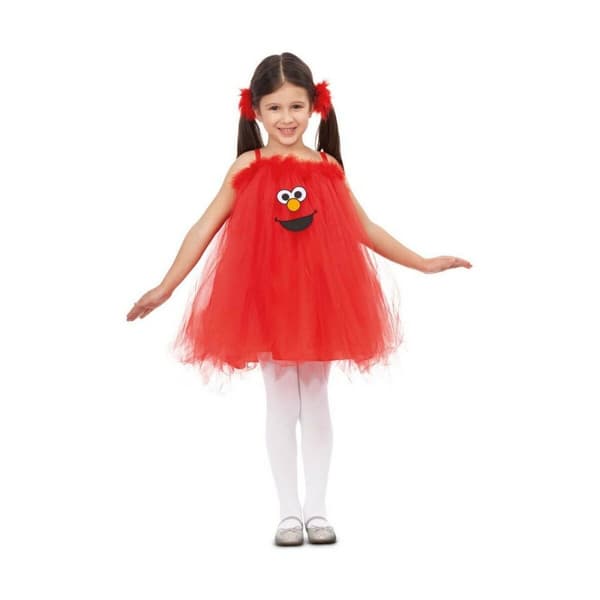 Kostume til børn My Other Me Elmo Sesame Street Rød (2 Dele) - 12-24 måneder