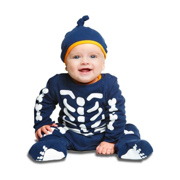Kostume til babyer My Other Me Skelet (2 Dele) - 7-12 måneder