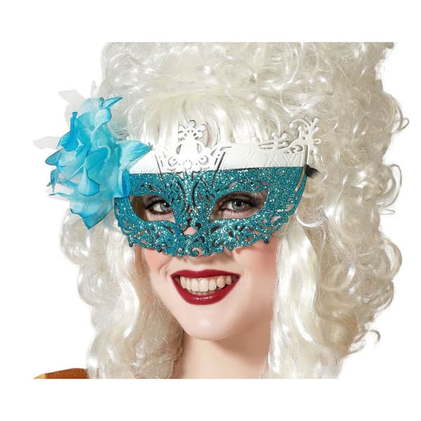 Venetiansk Maske Blå