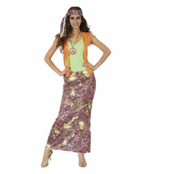 Kostume til voksne V Hippie Dame - L
