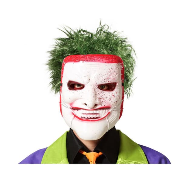 Maske Joker Hvid 23 x 17 cm