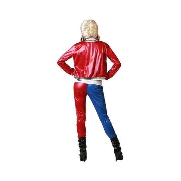 Kostume Blødende harlekin Dame - M/L