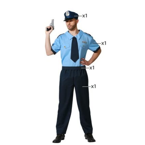 Kostume til voksne Politi - M/L