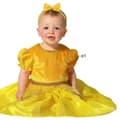 Miniatyrbillede 1 af 5: Kostume til babyer Prinsesse Gylden - 24 måneder