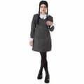 Miniatyrbillede 3 af 3: Kostume til voksne Wednesday Prikket Sort - S