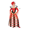 Miniatyrbillede 9 af 11: Kostume til voksne Hjerter dame Multifarvet Fantasi - XS/S