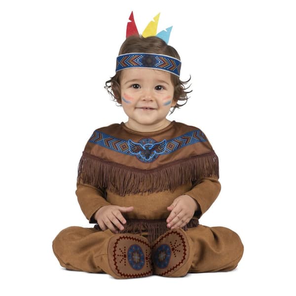 Kostume til babyer My Other Me nativo americano Brun (3 Dele) - 2-3 år