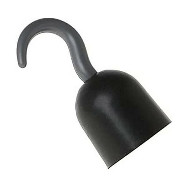 Tilbehør til Kostume Hook Krog 21 cm Pirat Sort